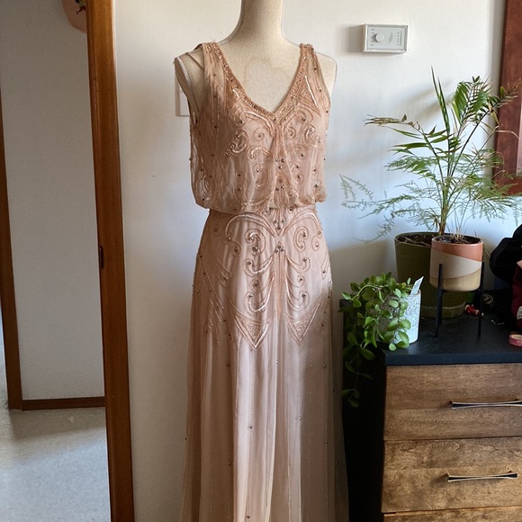 Adrianna papel beaded dress - Picture 6 of 8